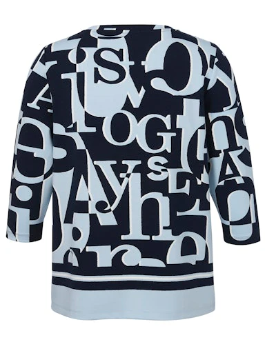 Sweaters blauw Via Appia Due - Image 2