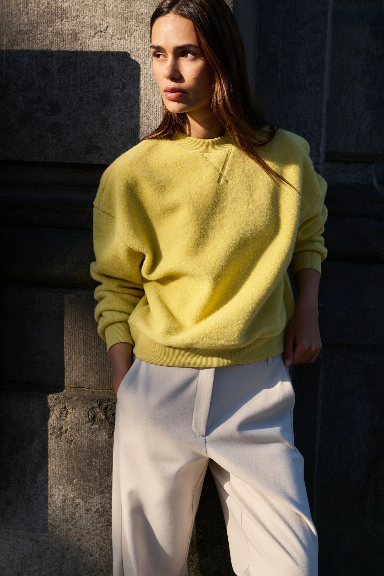 Sweaters geel YAYA