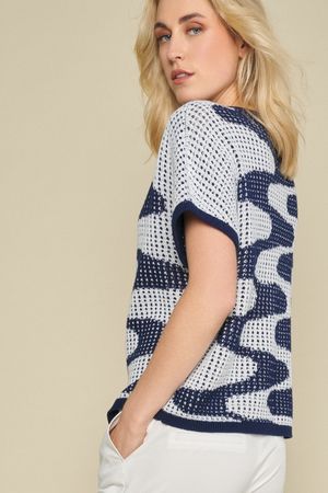 Pulls navy Marie Méro - Image 2