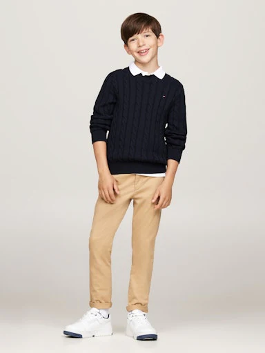 Pulls navy Tommy Hilfiger - Image 5