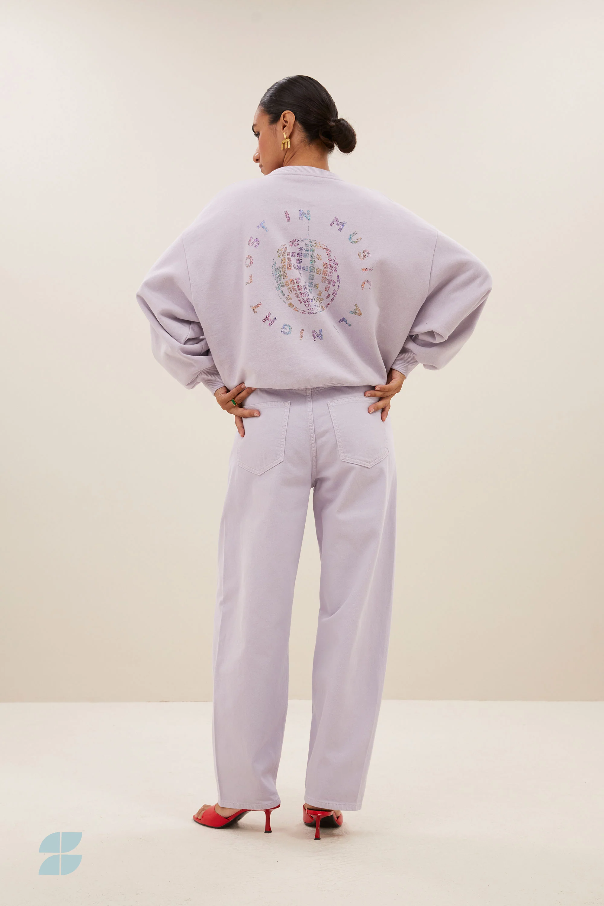 Sweaters paars by-bar