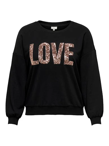 Sweaters zwart ONLY Carmakoma