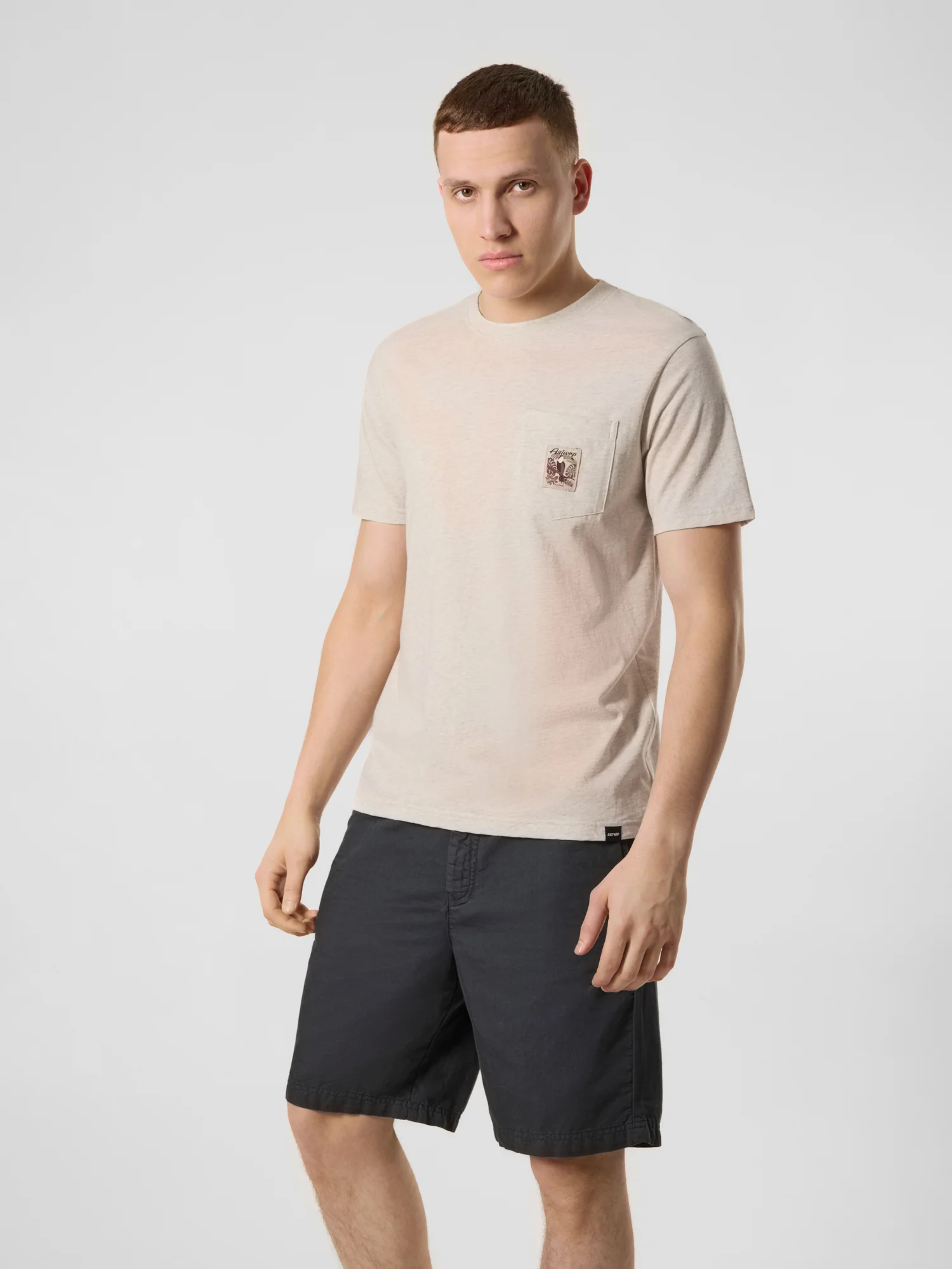 T-shirts korte mouw beige ANTWRP