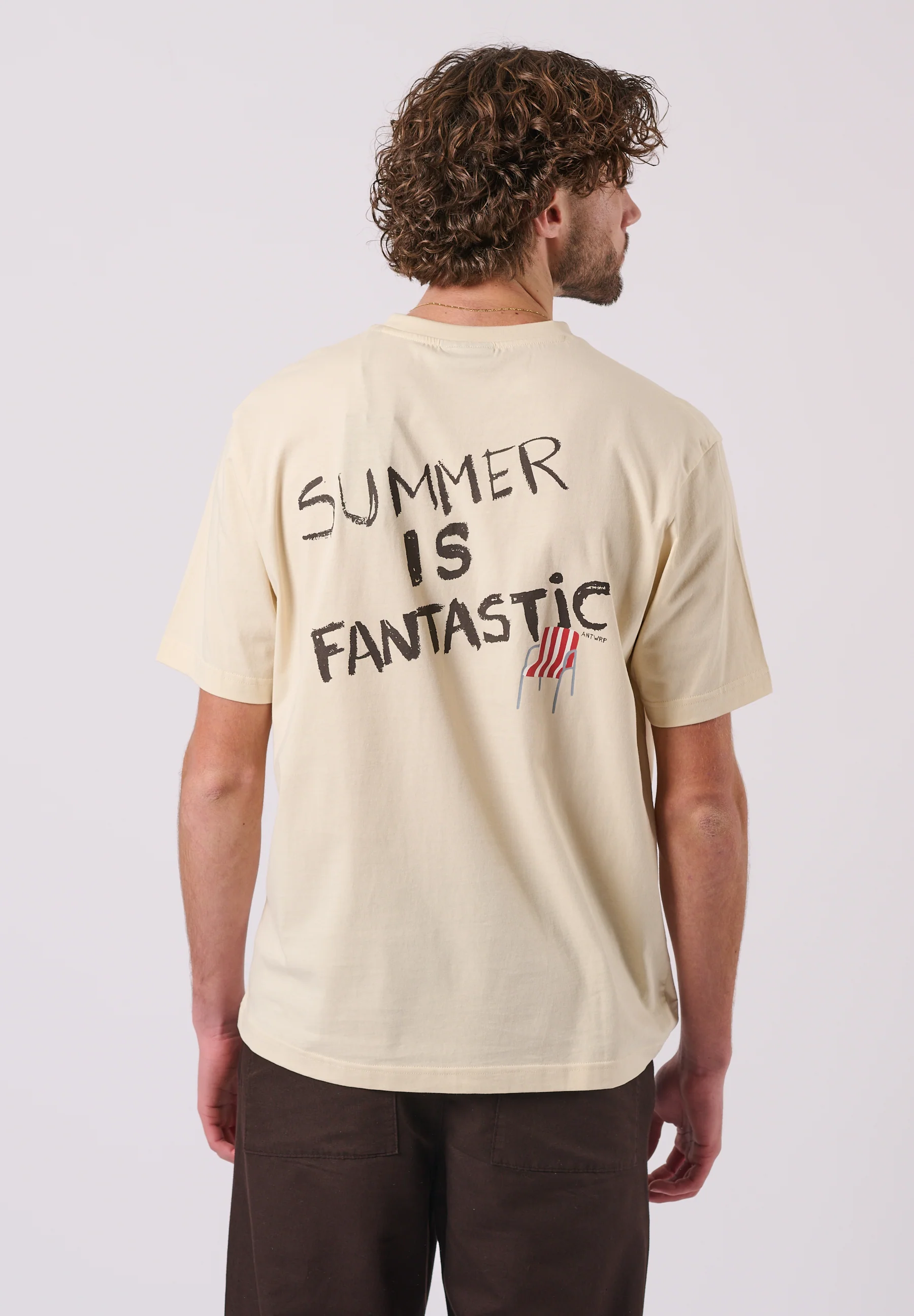 T-shirts korte mouw beige ANTWRP