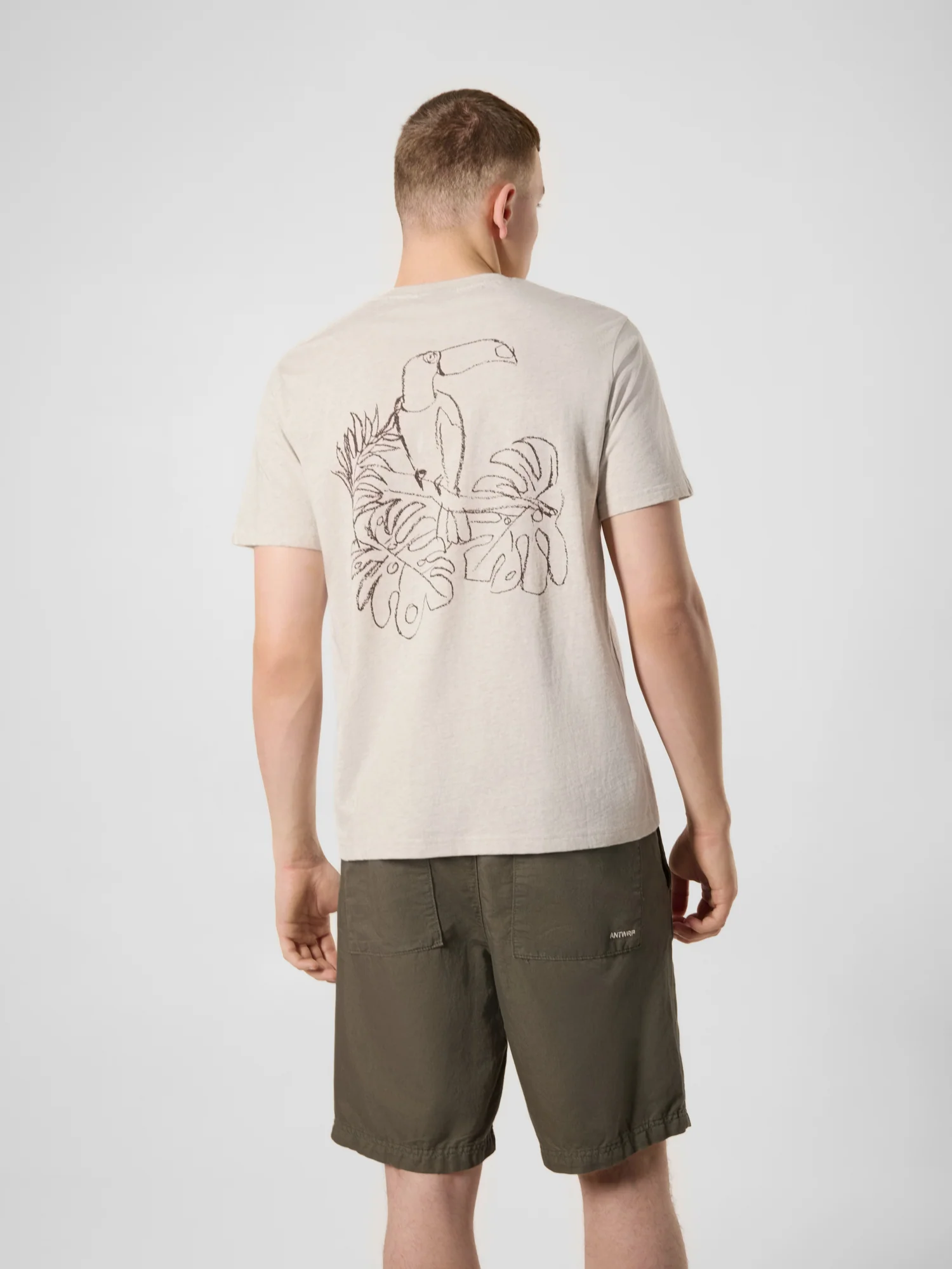 T-shirts korte mouw beige ANTWRP