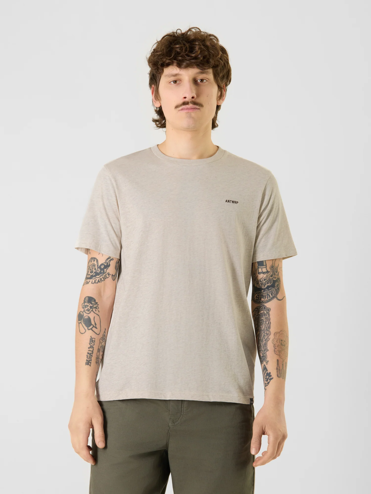 T-shirts korte mouw beige ANTWRP
