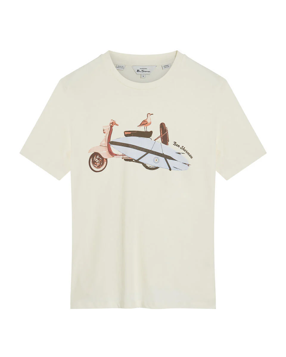 T-shirts korte mouw beige Ben Sherman