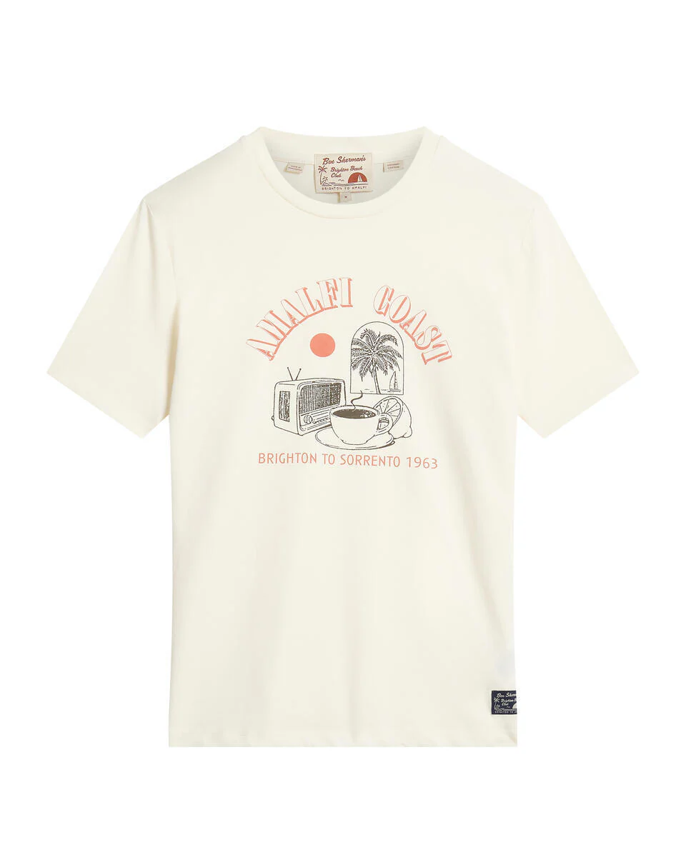 T-shirts korte mouw beige Ben Sherman