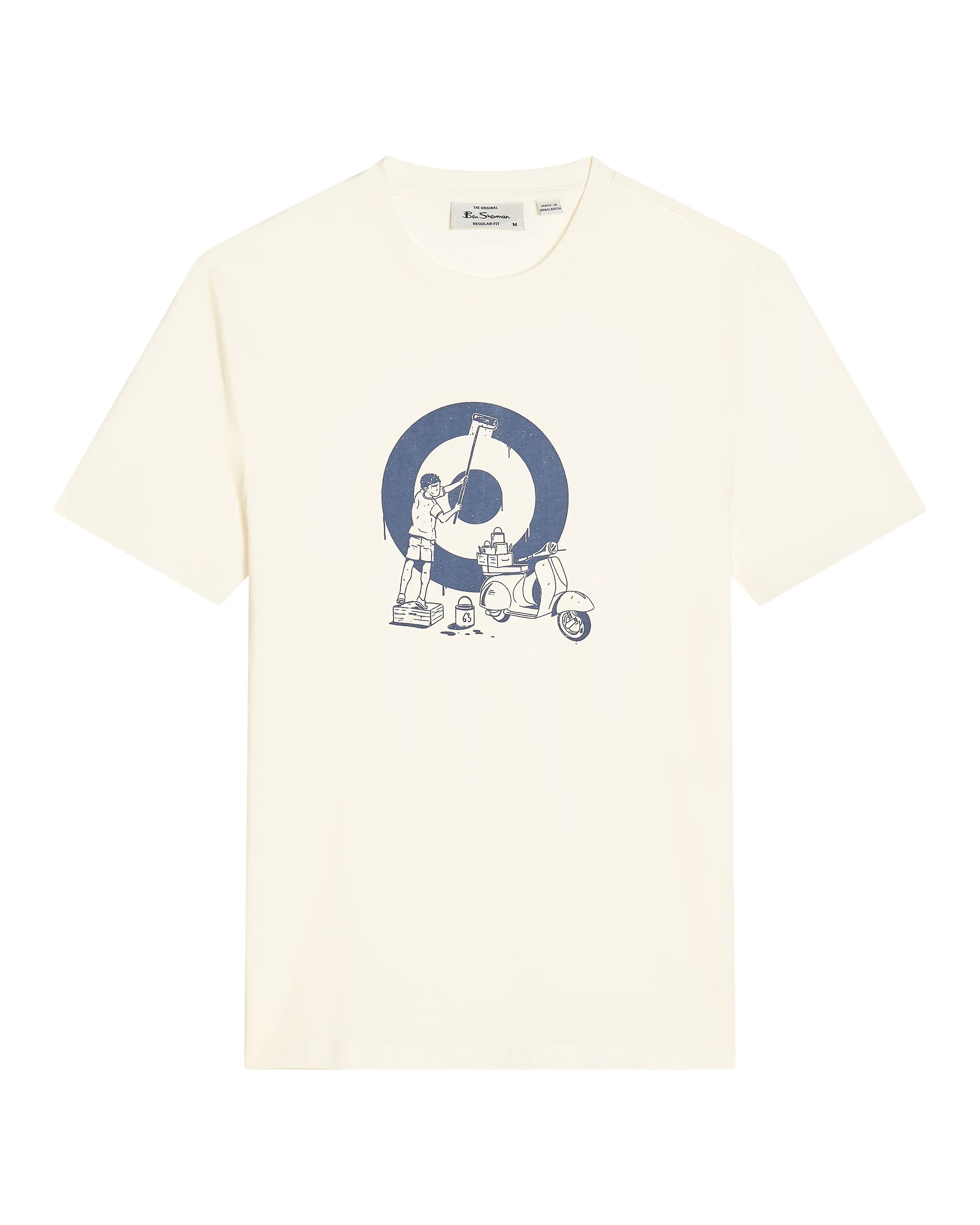 T-shirts korte mouw beige Ben Sherman