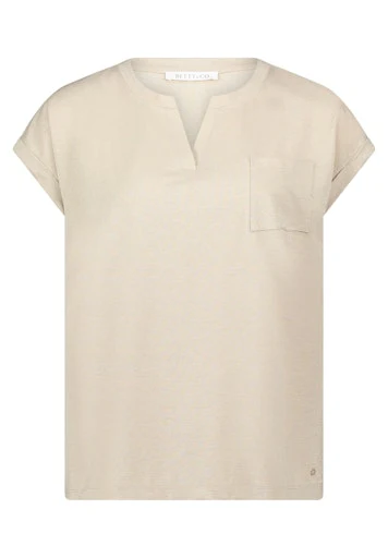 T-shirts korte mouw beige Betty & Co