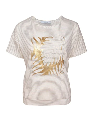 T-shirts korte mouw beige Bianca