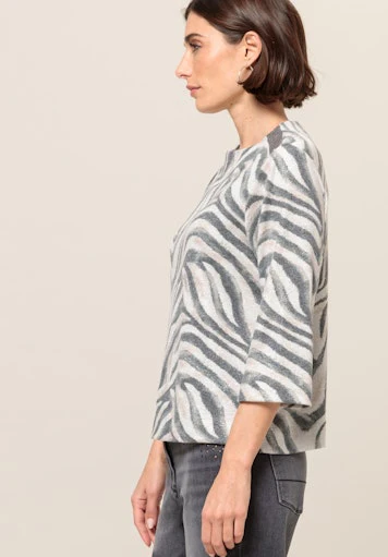 T-shirts lange mouw beige Bianca - Image 3