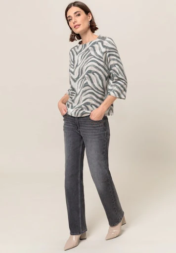 T-shirts lange mouw beige Bianca - Image 6
