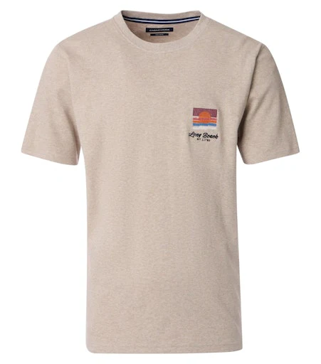 T-shirts korte mouw beige Casa Moda