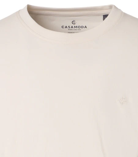 T-shirts korte mouw beige Casa Moda - Image 3
