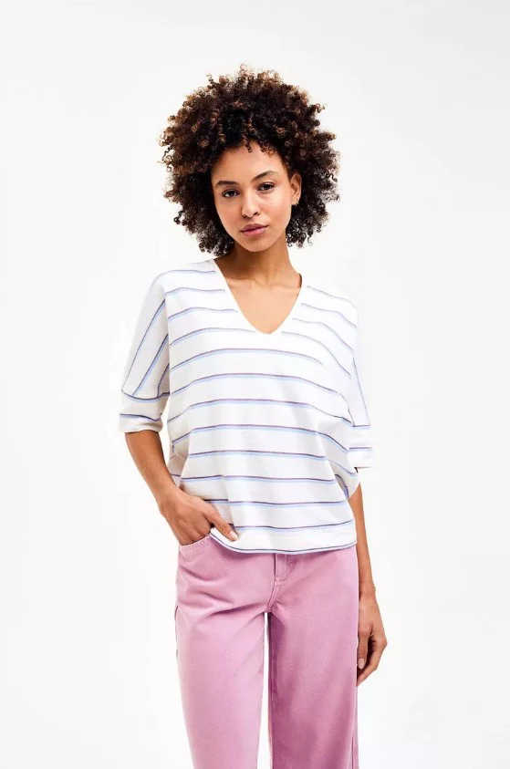 T-shirts korte mouw beige CKS