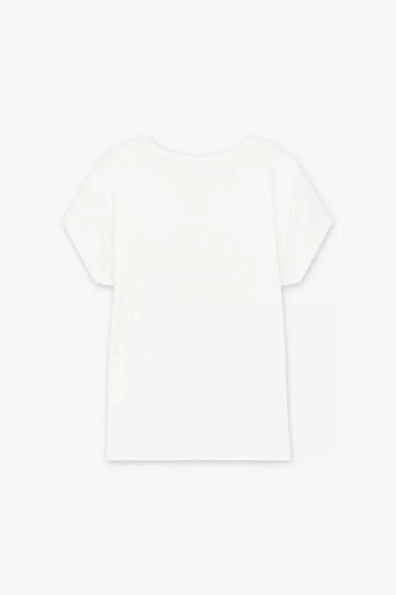 T-shirts korte mouw beige CKS - Image 2