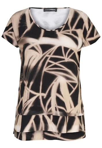T-shirts korte mouw beige Doris Streich