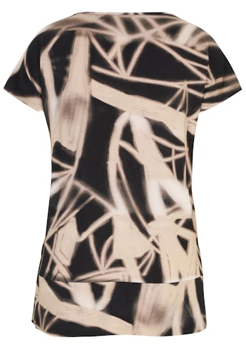 T-shirts korte mouw beige Doris Streich - Image 2