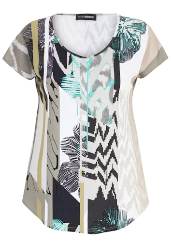 T-shirts korte mouw beige Doris Streich