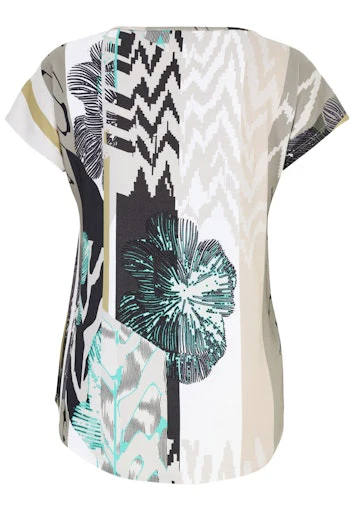 T-shirts korte mouw beige Doris Streich - Image 2
