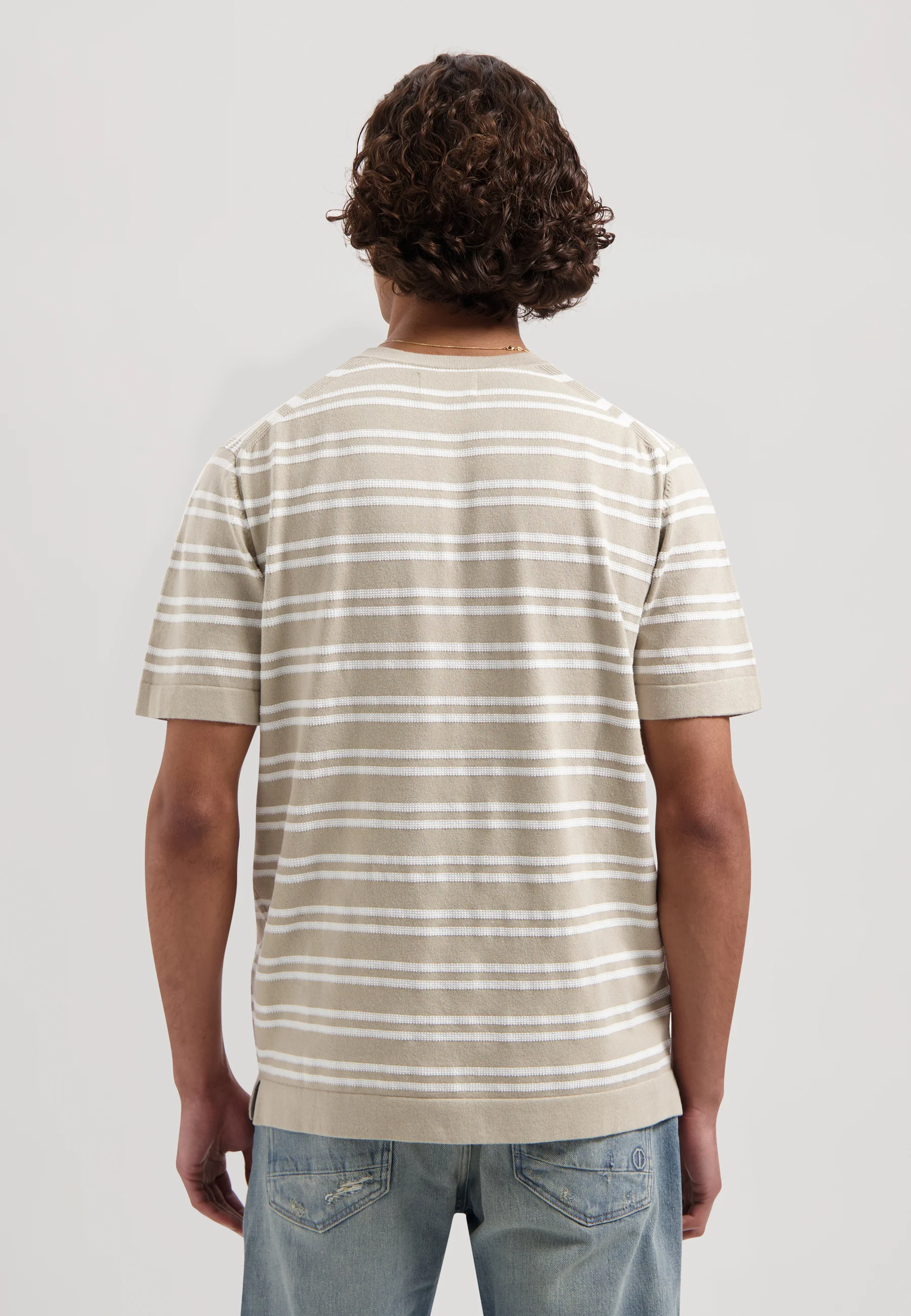 T-shirts korte mouw beige Dstrezzed - Image 3