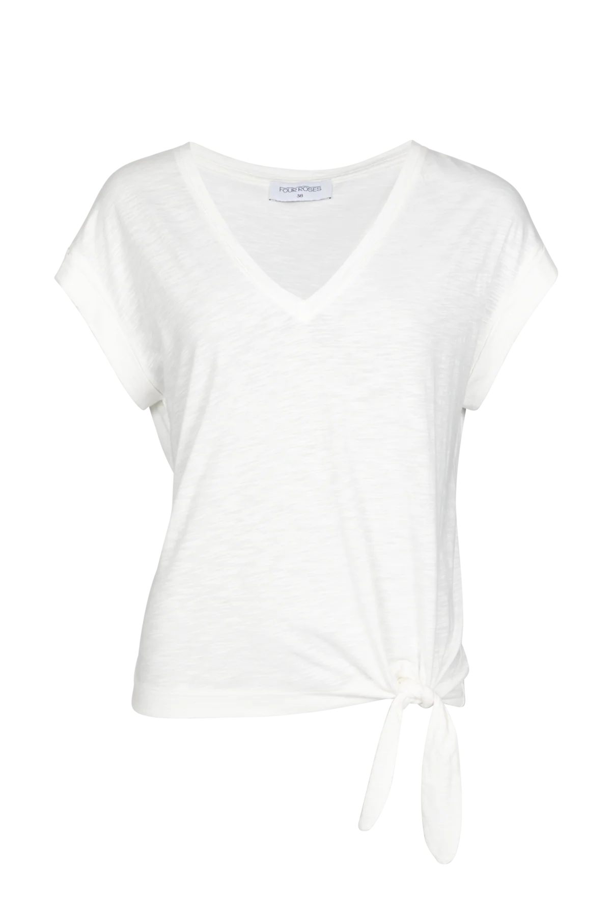 T-shirts korte mouw beige Four Roses - Image 2