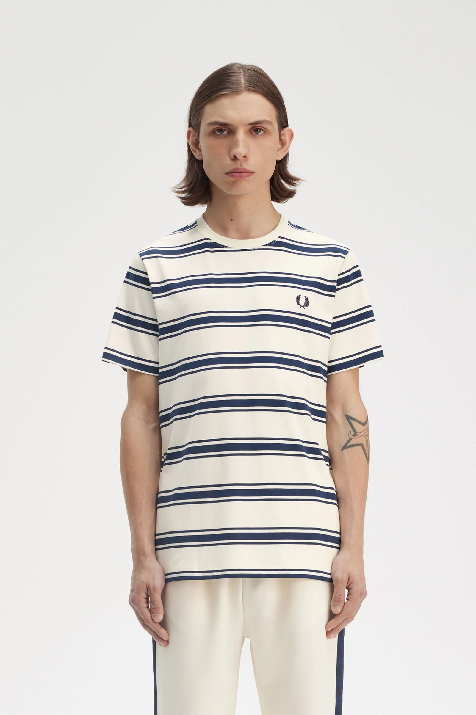 T-shirts korte mouw beige Fred Perry