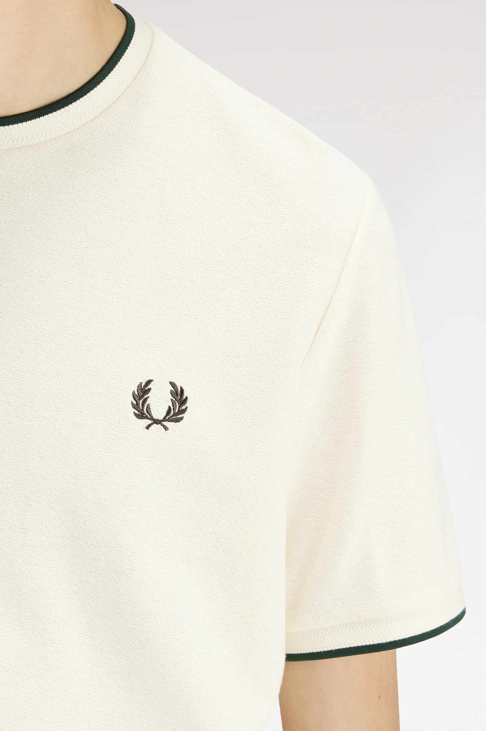 T-shirts korte mouw beige Fred Perry - Image 4