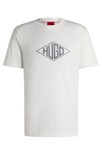 T-shirts korte mouw beige HUGO RED