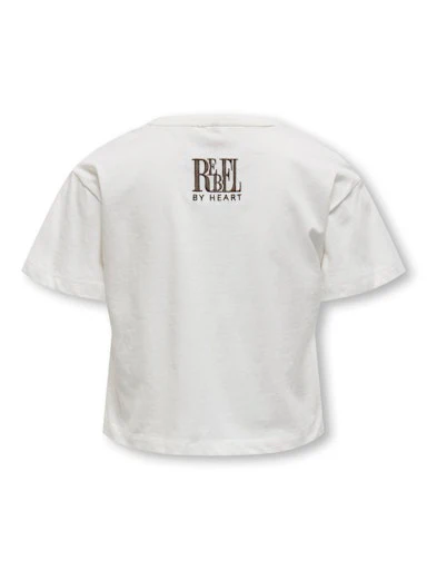 T-shirts korte mouw beige KIDS ONLY - Image 2