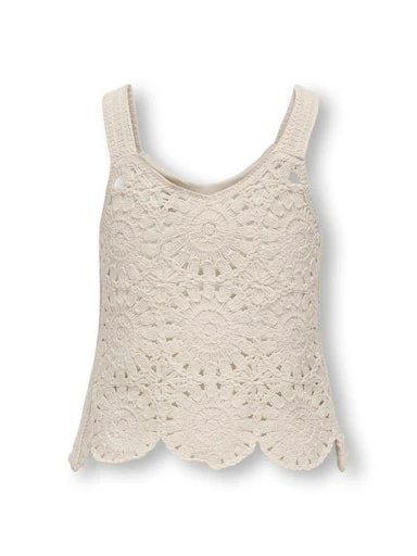 T-shirts korte mouw beige KIDS ONLY - Image 2