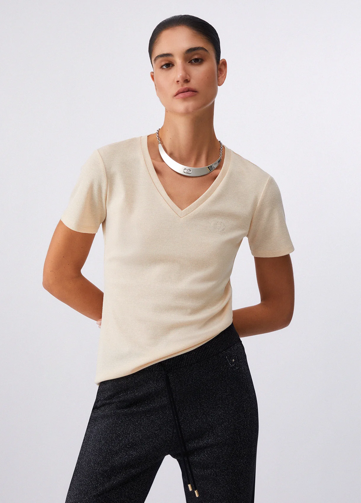 T-shirts korte mouw beige Liu Jo