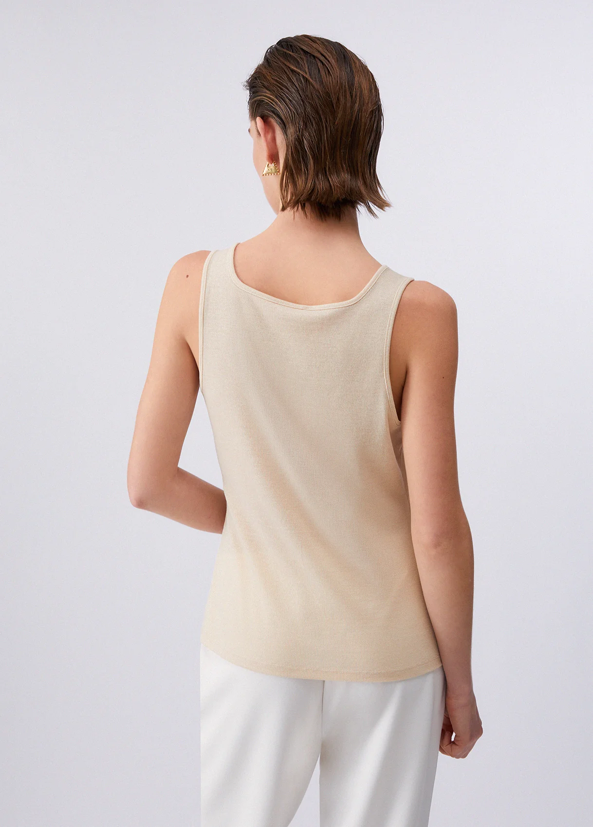 T-shirts korte mouw beige Liu Jo - Image 3