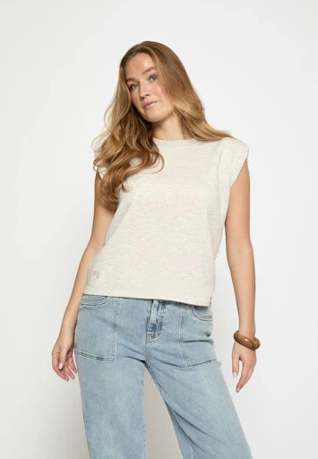 T-shirts korte mouw beige Minus
