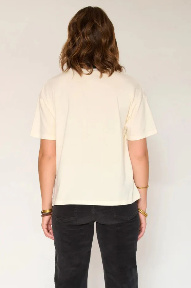 T-shirts korte mouw beige MKT studio - Image 2