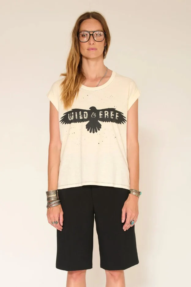 T-shirts korte mouw beige MKT studio