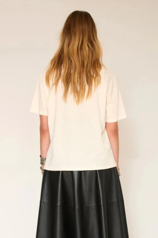 T-shirts korte mouw beige MKT studio - Image 2