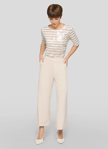 T-shirts korte mouw beige Rabe