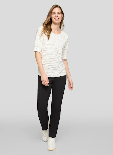 T-shirts korte mouw beige Rabe