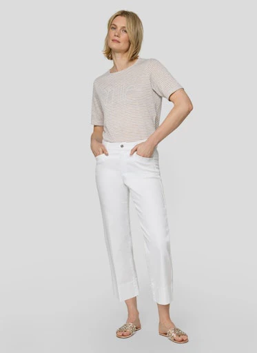 T-shirts korte mouw beige Rabe