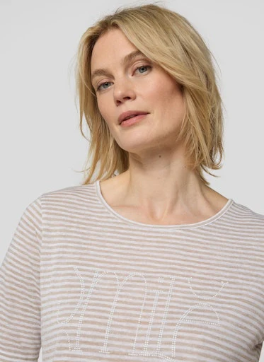 T-shirts korte mouw beige Rabe - Image 3