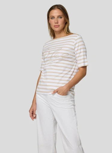 T-shirts korte mouw beige Rabe - Image 2