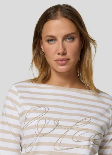 T-shirts korte mouw beige Rabe - Image 3
