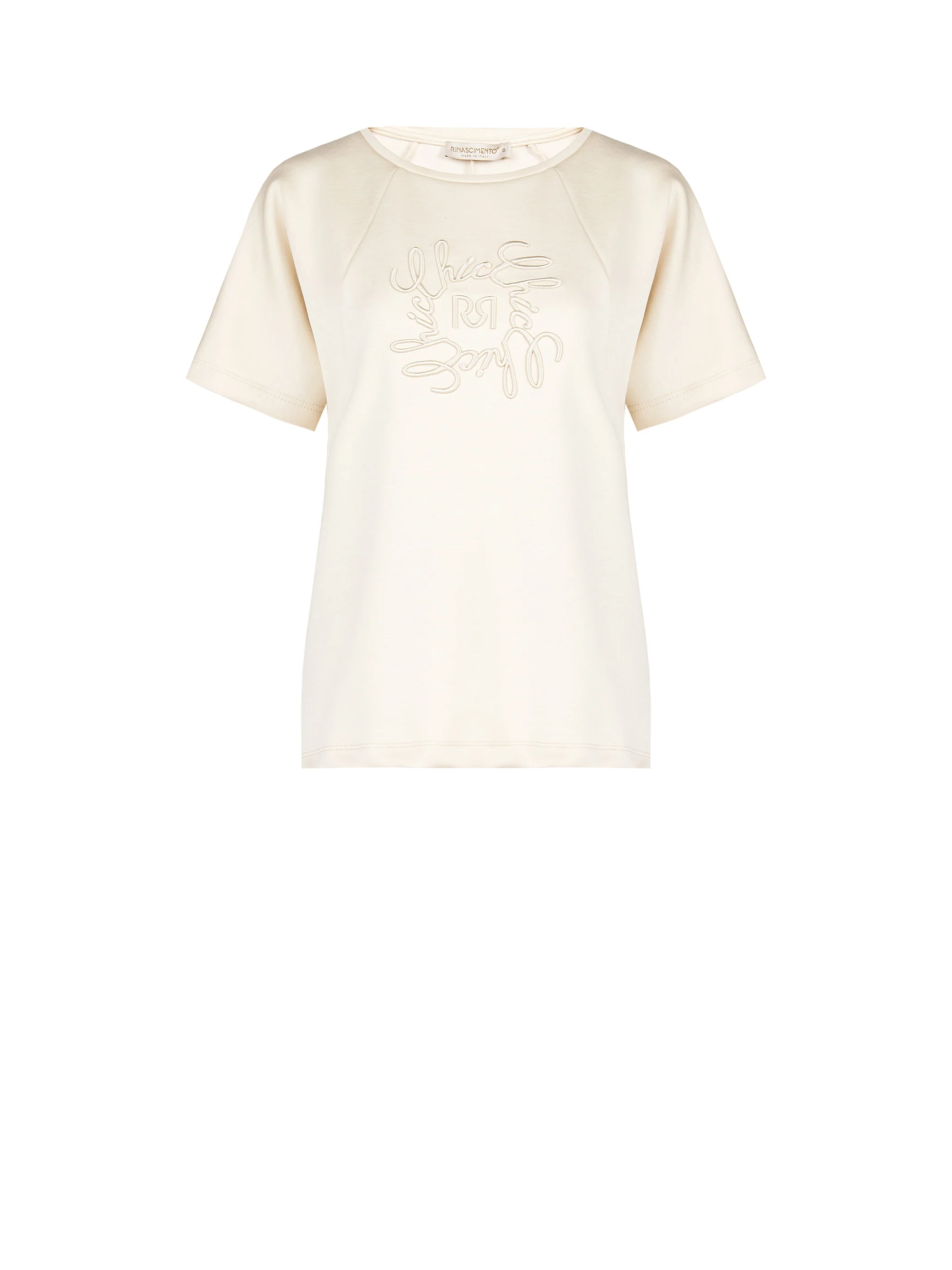 T-shirts korte mouw beige Rinascimento