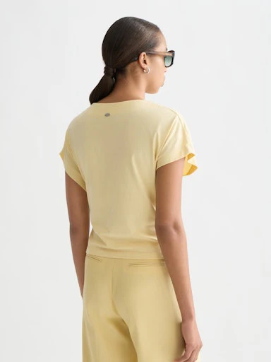 T-shirts korte mouw beige Scotch & Soda - Image 6