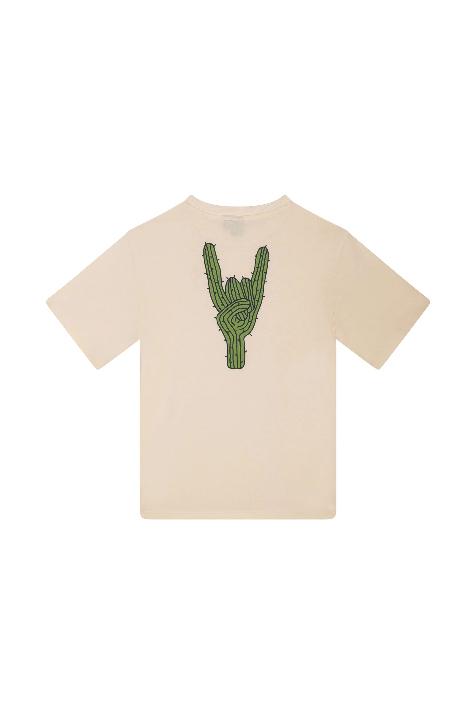 T-shirts korte mouw beige Someone - Image 3