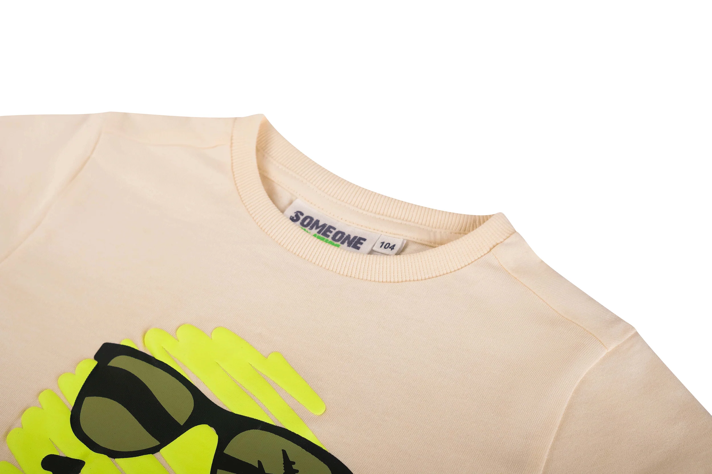T-shirts korte mouw beige Someone - Image 4