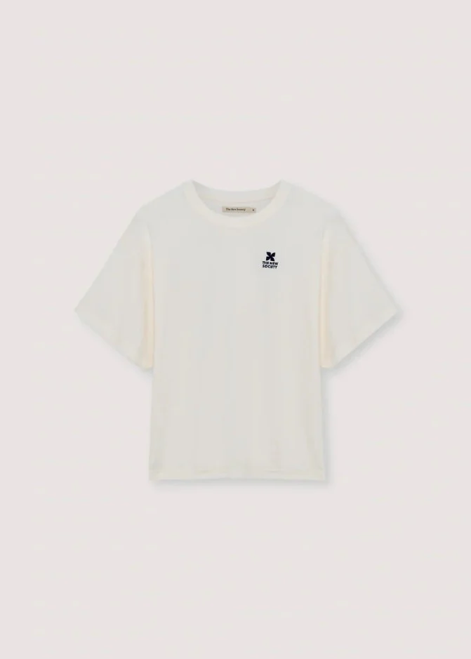 T-shirts korte mouw beige The New Society - Image 2