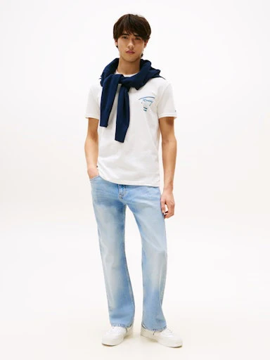 T-shirts korte mouw beige Tommy Jeans - Image 3